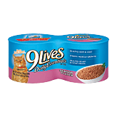 9 Lives  4 pack seafood platter, 5.5-oz cans Full-Size Picture